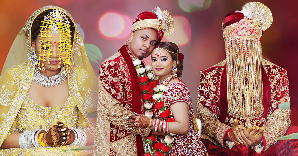Vibrant Desi Indian Wedding Ceremony Captured by CandleLight Studio.