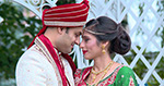NJ Indian wedding photography FAQs, couple in a garden setting